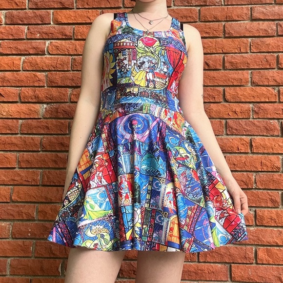 Blackmilk Beauty and the beast stained glass dress - Picture 6 of 15